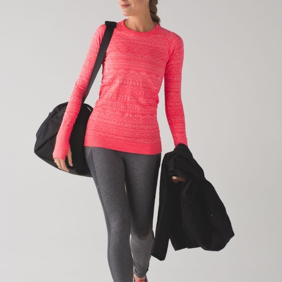 Lululemon Rest Less Pullover Heathered Electric Coral S - Picture 9 of 9